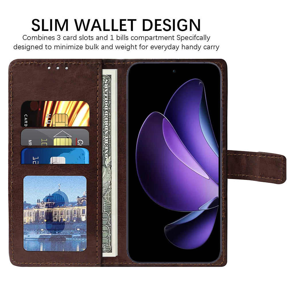 Premium Wallet Flip Cover for Oppo Reno13 5G