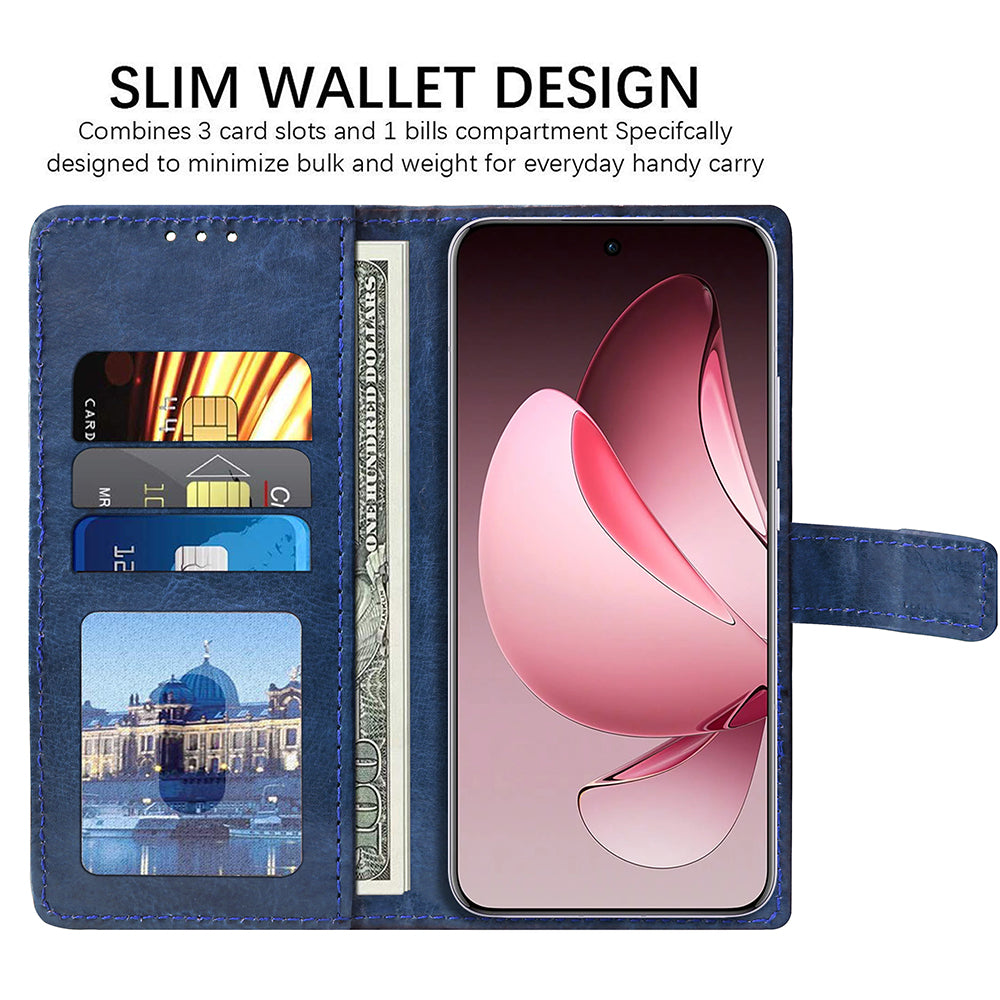 Premium Wallet Flip Cover for Oppo Reno13 Pro 5G