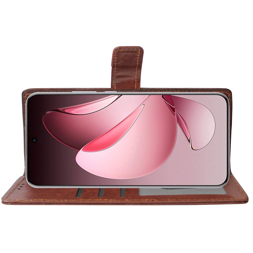 Premium Wallet Flip Cover for Oppo Reno13 Pro 5G