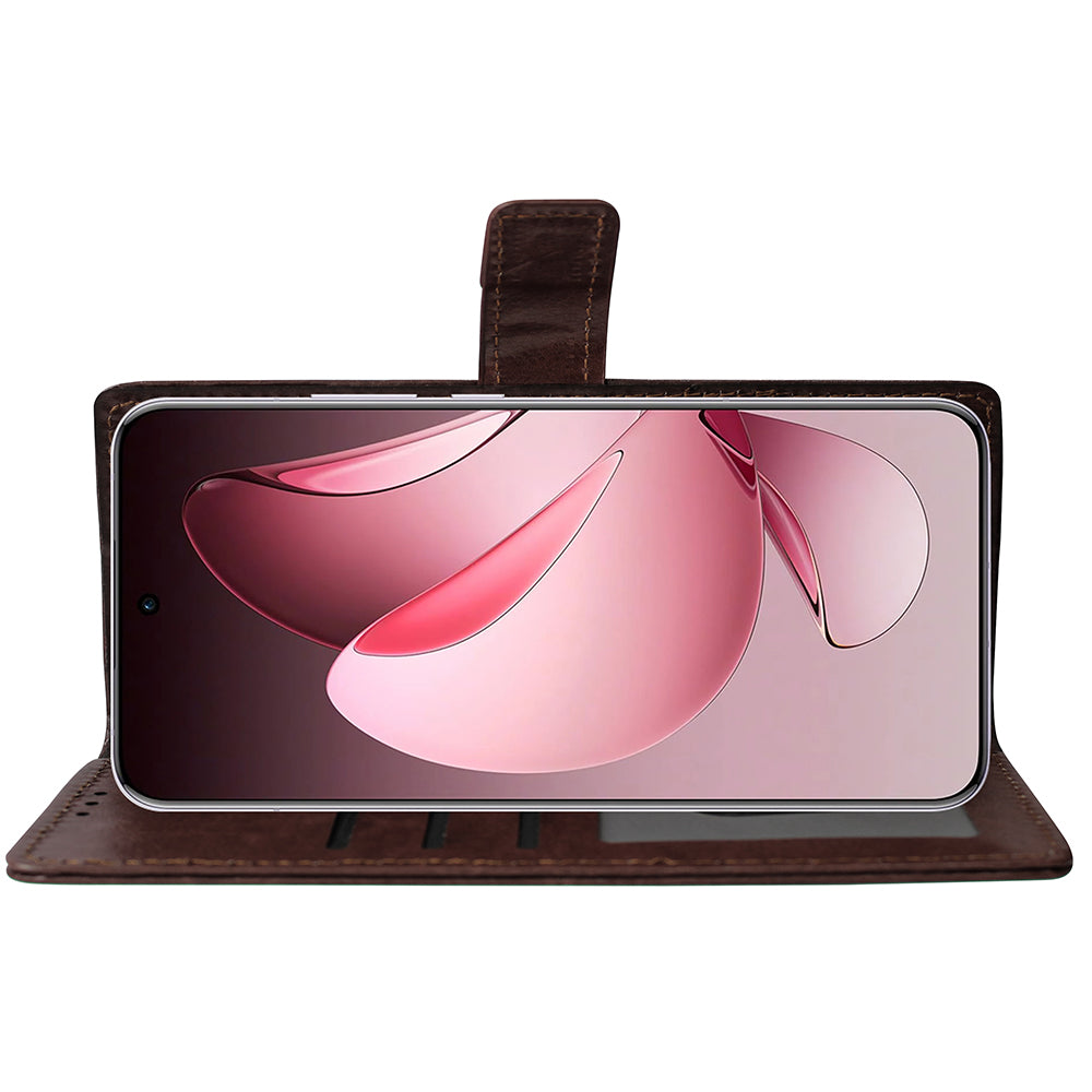 Premium Wallet Flip Cover for Oppo Reno13 Pro 5G