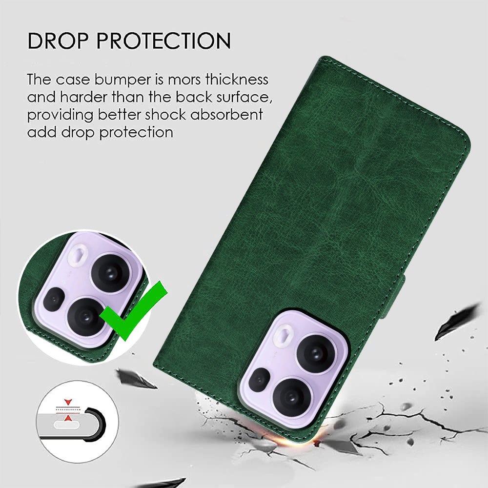 Premium Wallet Flip Cover for Oppo Reno13 Pro 5G