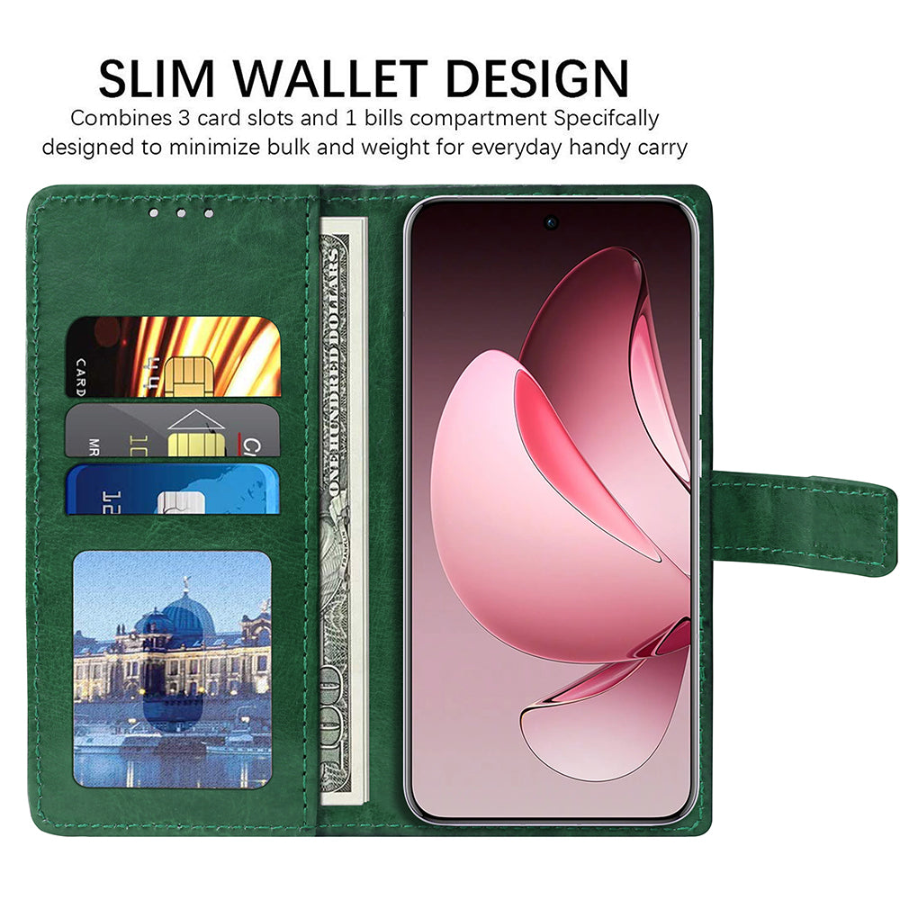 Premium Wallet Flip Cover for Oppo Reno13 Pro 5G