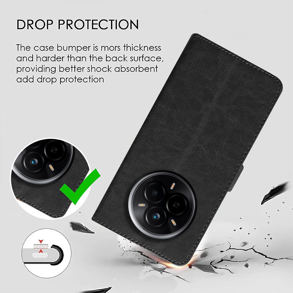 Premium Wallet Flip Cover for Realme 14 Pro Plus 5G