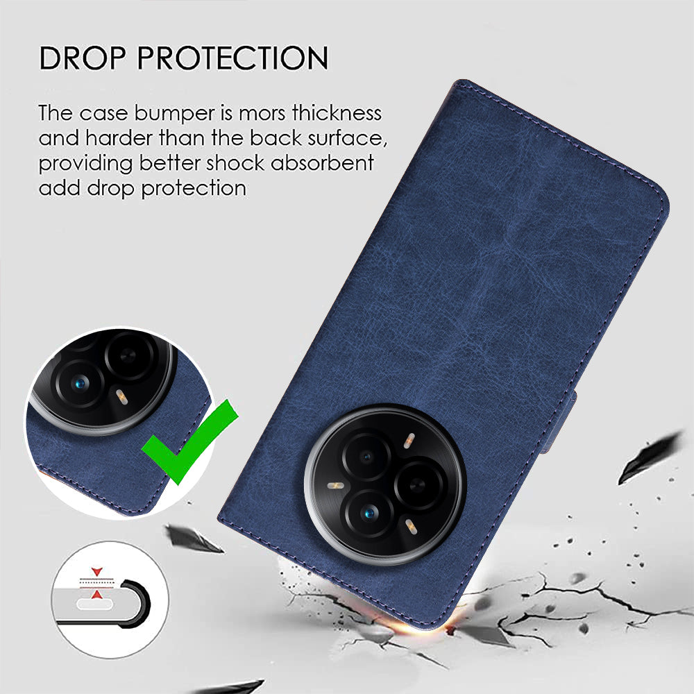 Premium Wallet Flip Cover for Realme 14 Pro Plus 5G