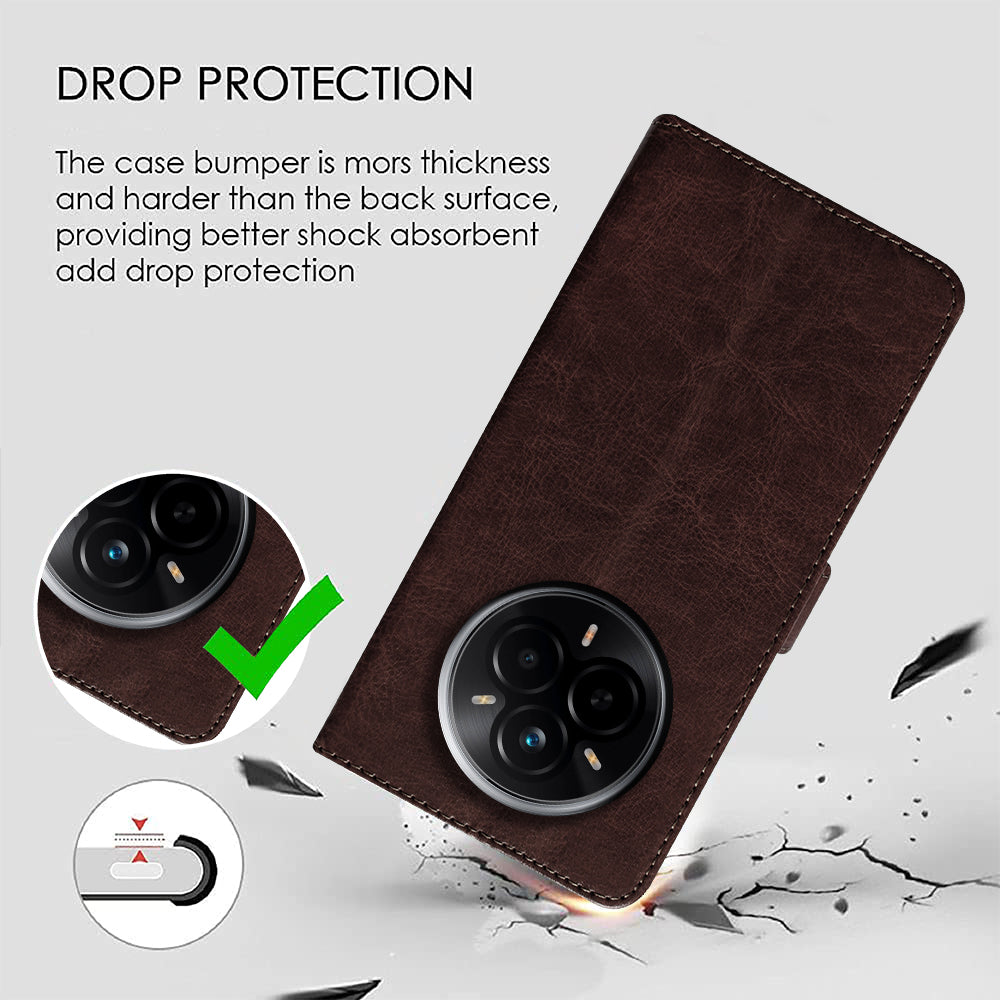 Premium Wallet Flip Cover for Realme 14 Pro Plus 5G