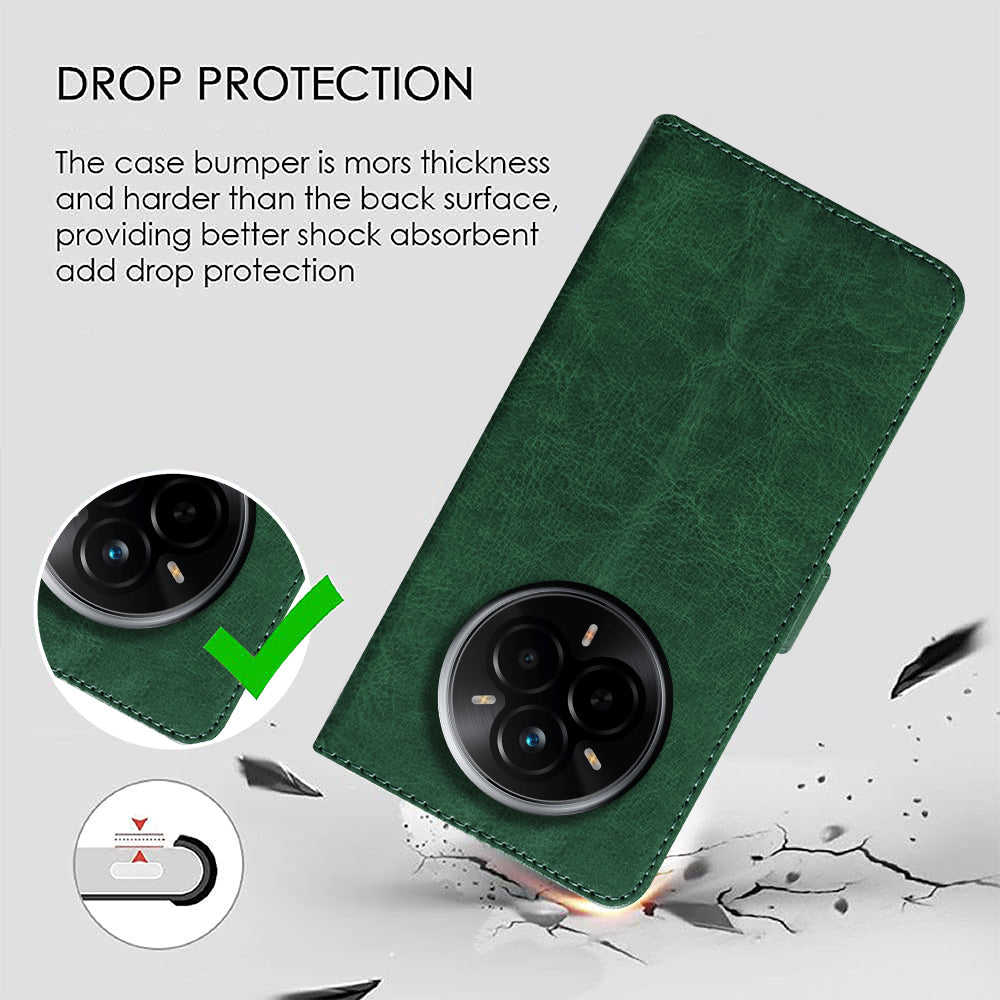 Premium Wallet Flip Cover for Realme 14 Pro Plus 5G