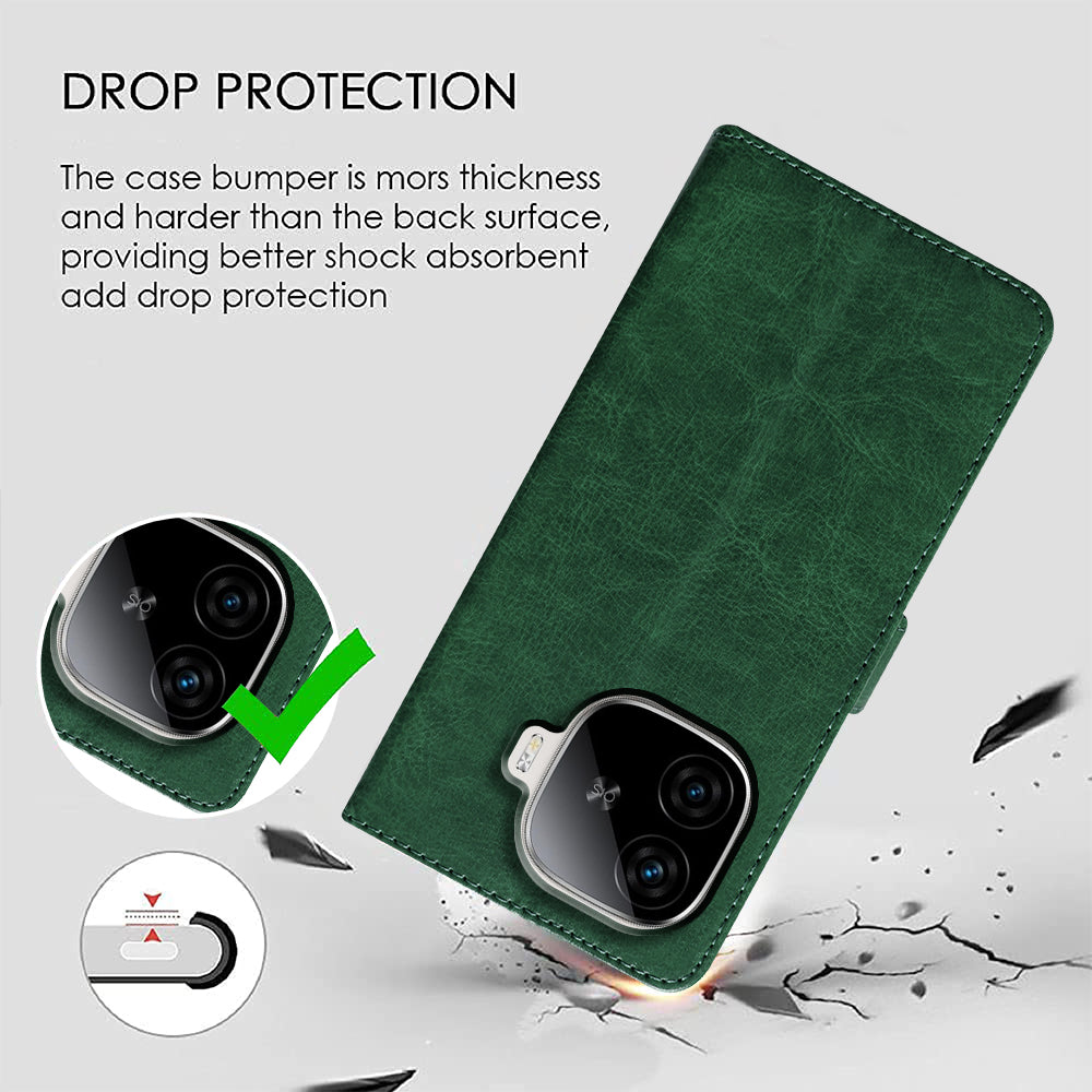 Premium Wallet Flip Cover for iQOO Neo 10R 5G