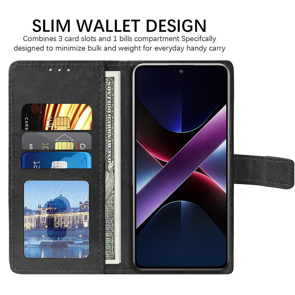 Premium Wallet Flip Cover for Poco X7 Pro 5G