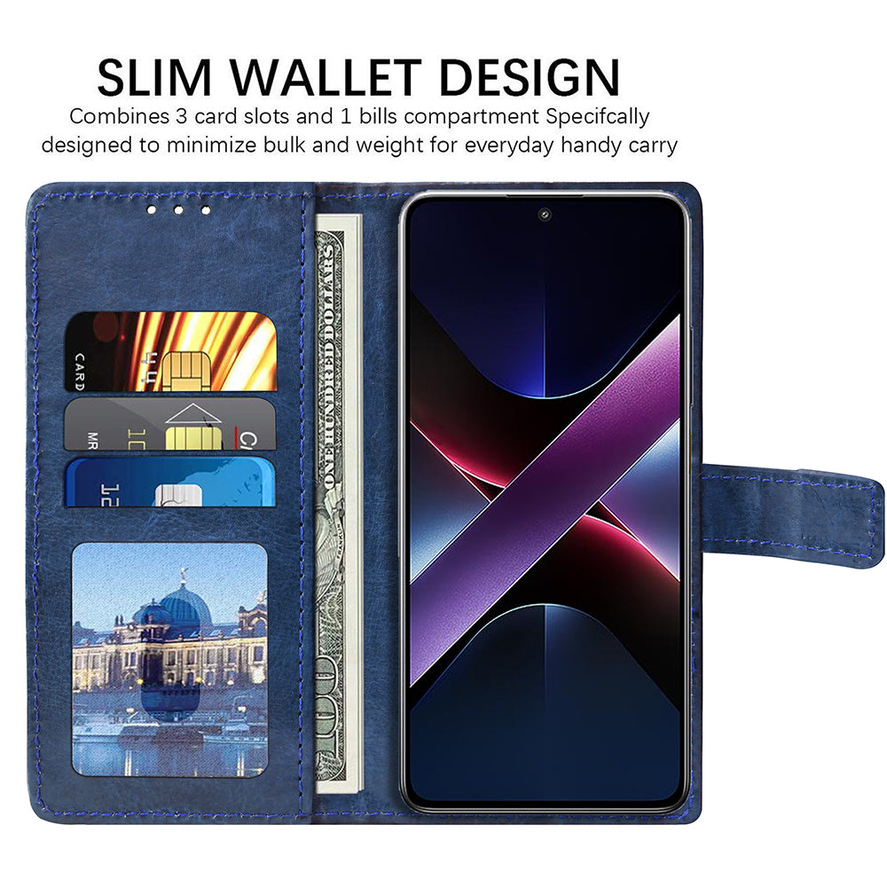 Premium Wallet Flip Cover for Poco X7 Pro 5G