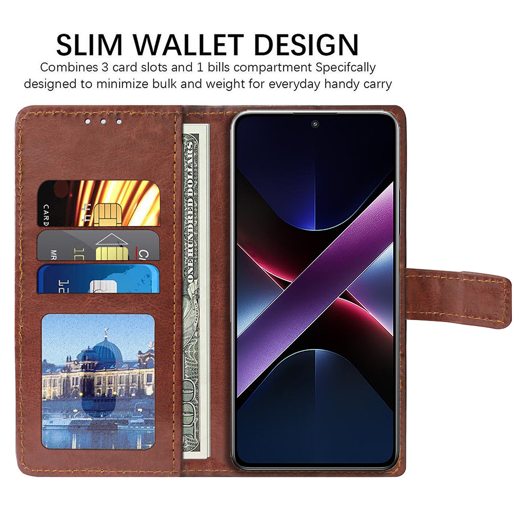 Premium Wallet Flip Cover for Poco X7 Pro 5G