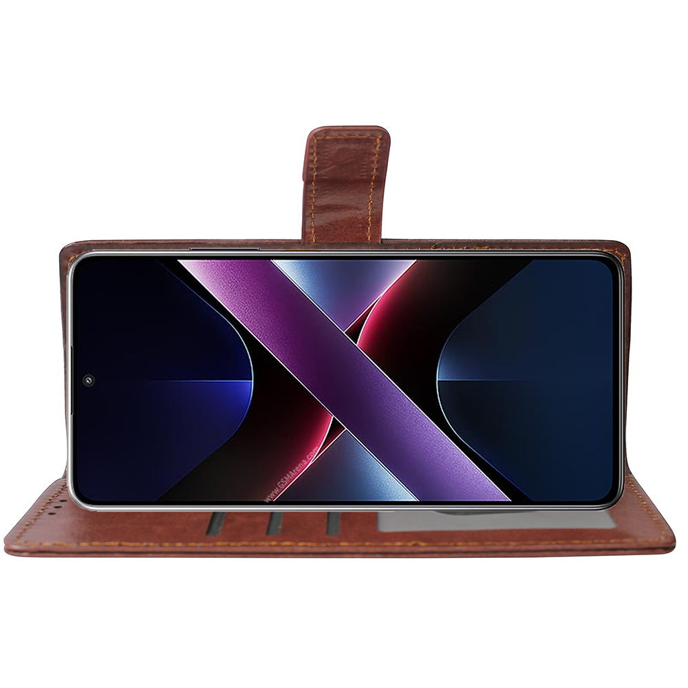 Premium Wallet Flip Cover for Poco X7 Pro 5G