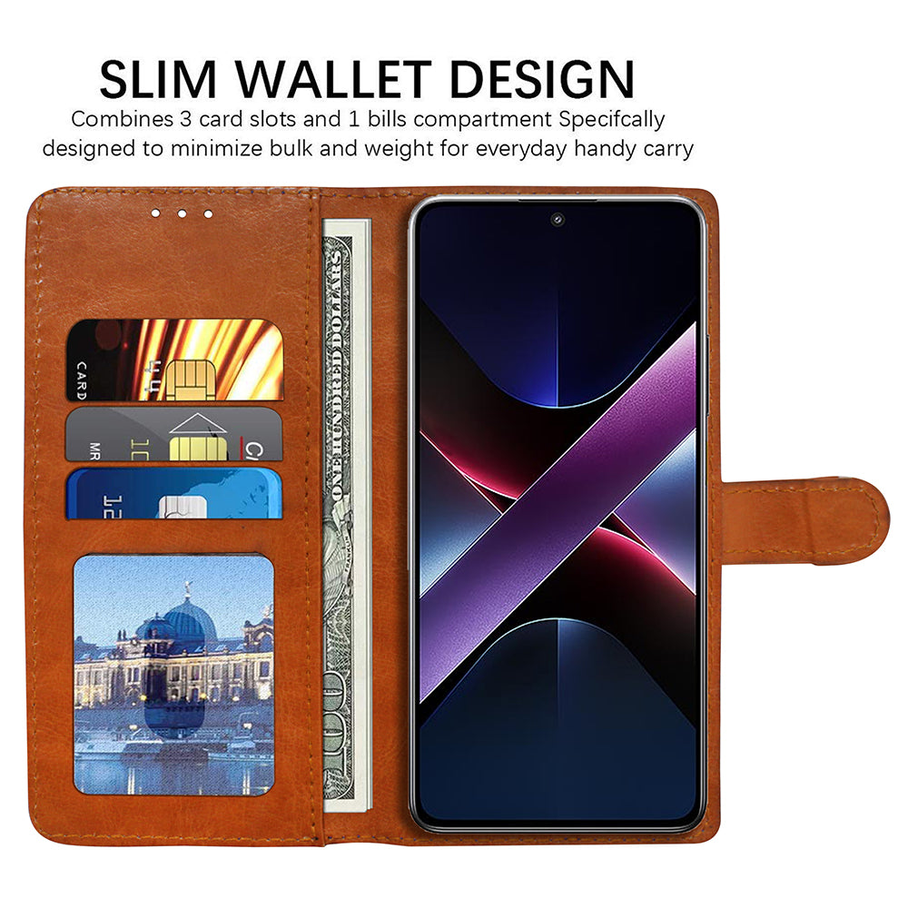 Premium Wallet Flip Cover for Poco X7 Pro 5G