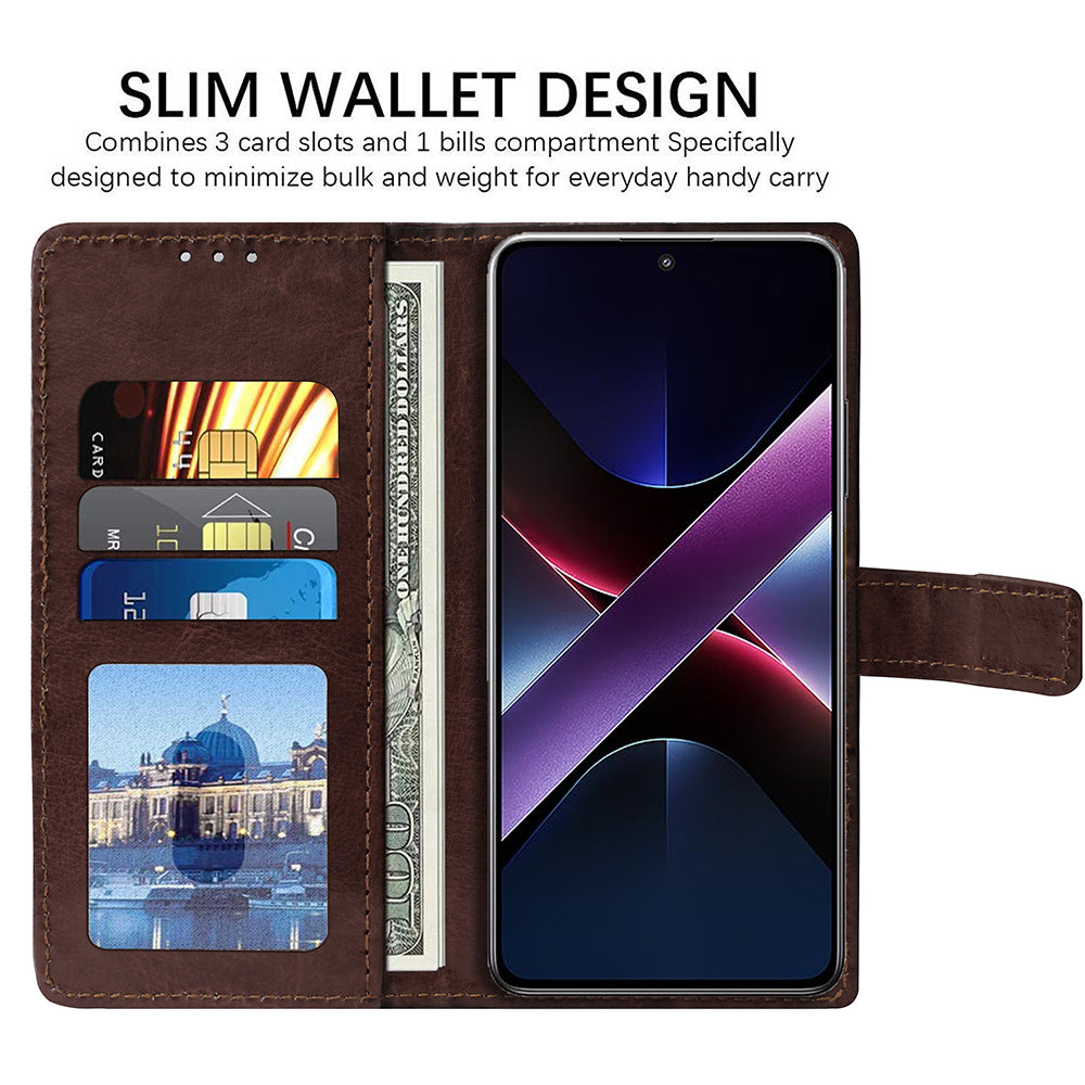 Premium Wallet Flip Cover for Poco X7 Pro 5G