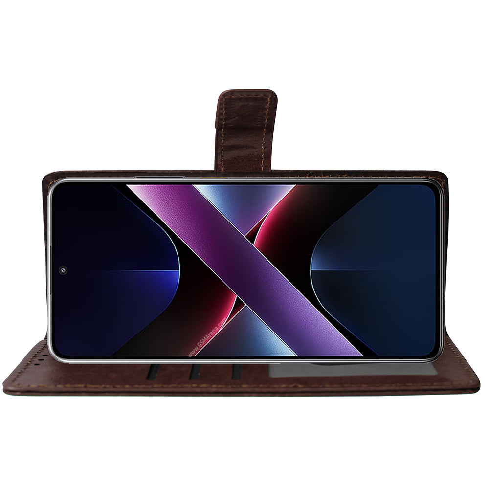 Premium Wallet Flip Cover for Poco X7 Pro 5G