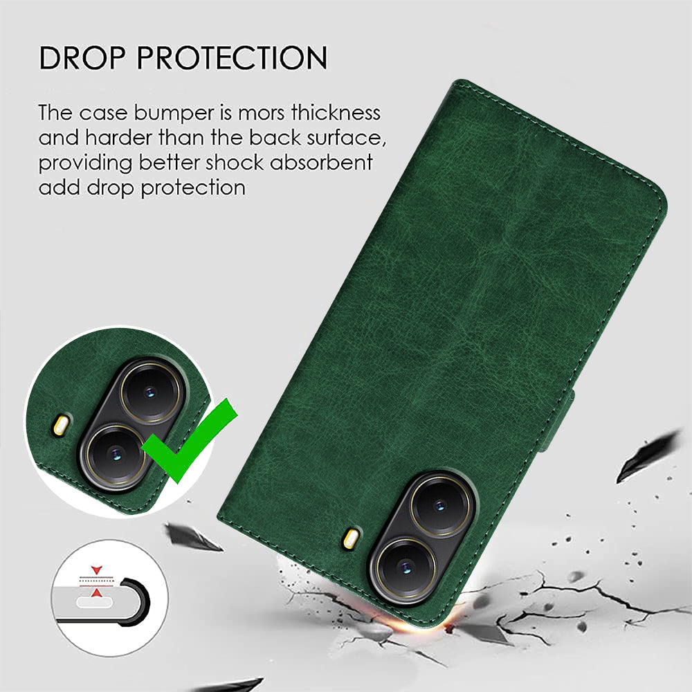 Premium Wallet Flip Cover for Poco X7 Pro 5G