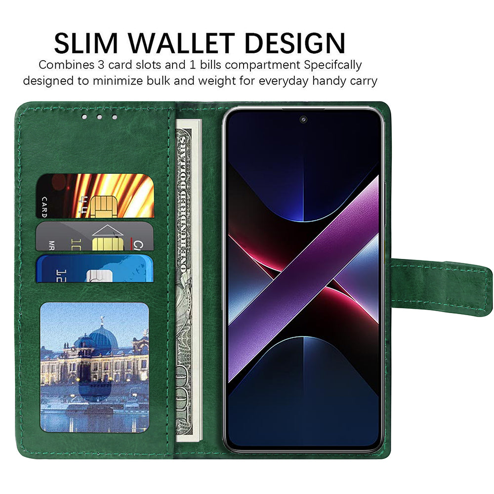 Premium Wallet Flip Cover for Poco X7 Pro 5G