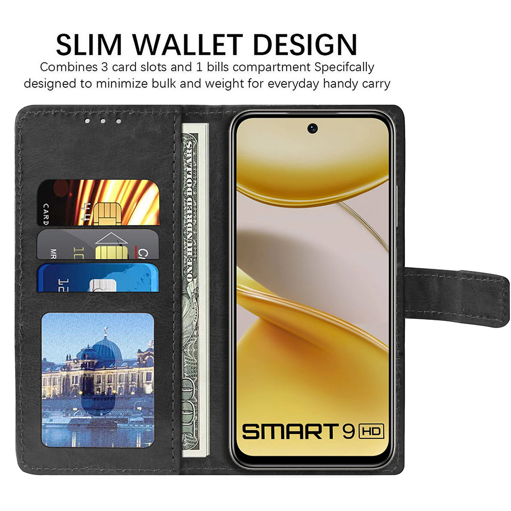 Premium Wallet Flip Cover for Infinix Smart 9 HD 4G