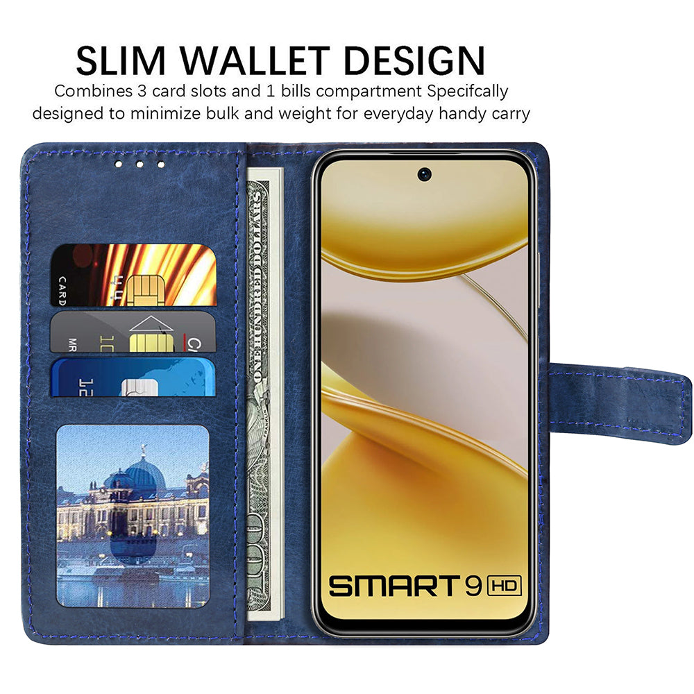 Premium Wallet Flip Cover for Infinix Smart 9 HD 4G