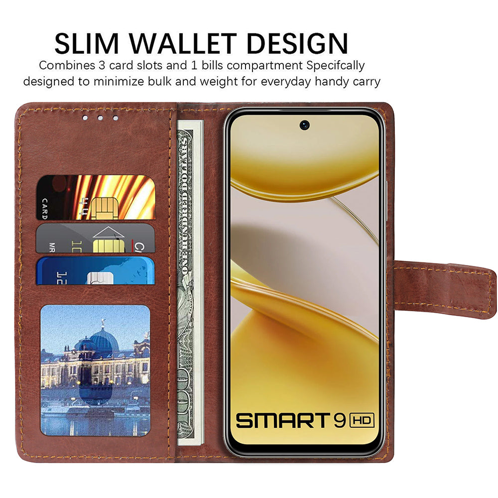 Premium Wallet Flip Cover for Infinix Smart 9 HD 4G