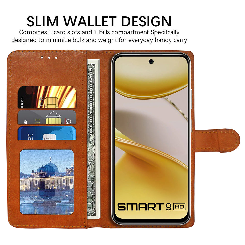 Premium Wallet Flip Cover for Infinix Smart 9 HD 4G