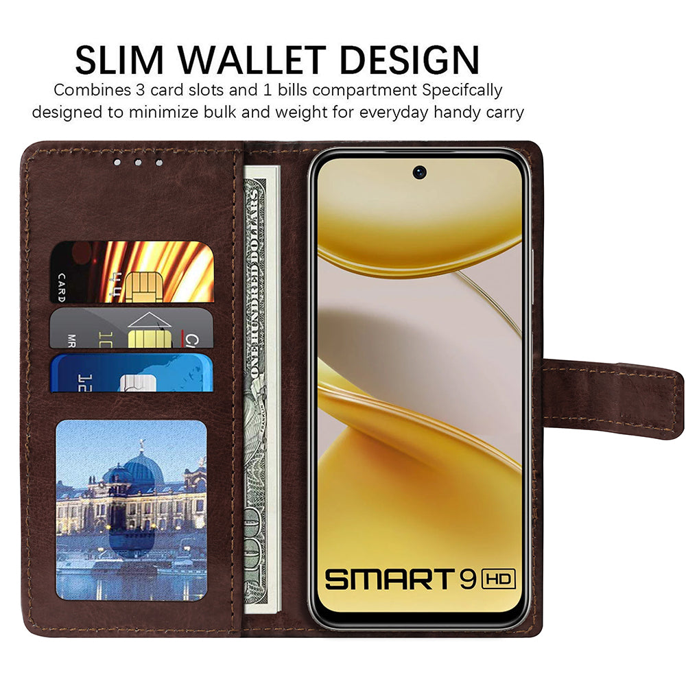 Premium Wallet Flip Cover for Infinix Smart 9 HD 4G