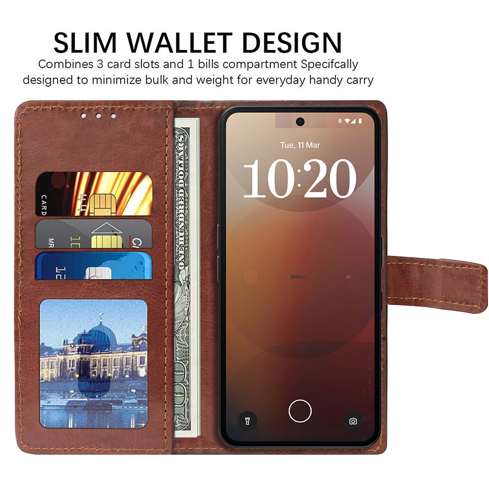 Premium Wallet Flip Cover for Nothing Phone (3a) 5G