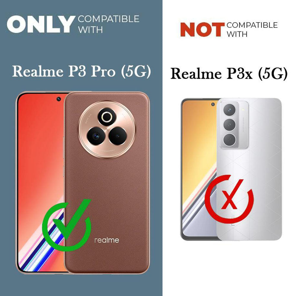 Premium Wallet Flip Cover for Realme P3 Pro 5G