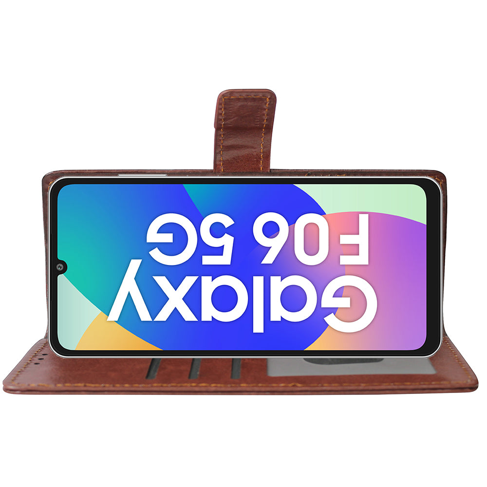 Premium Wallet Flip Cover for Samsung Galaxy F06 5G
