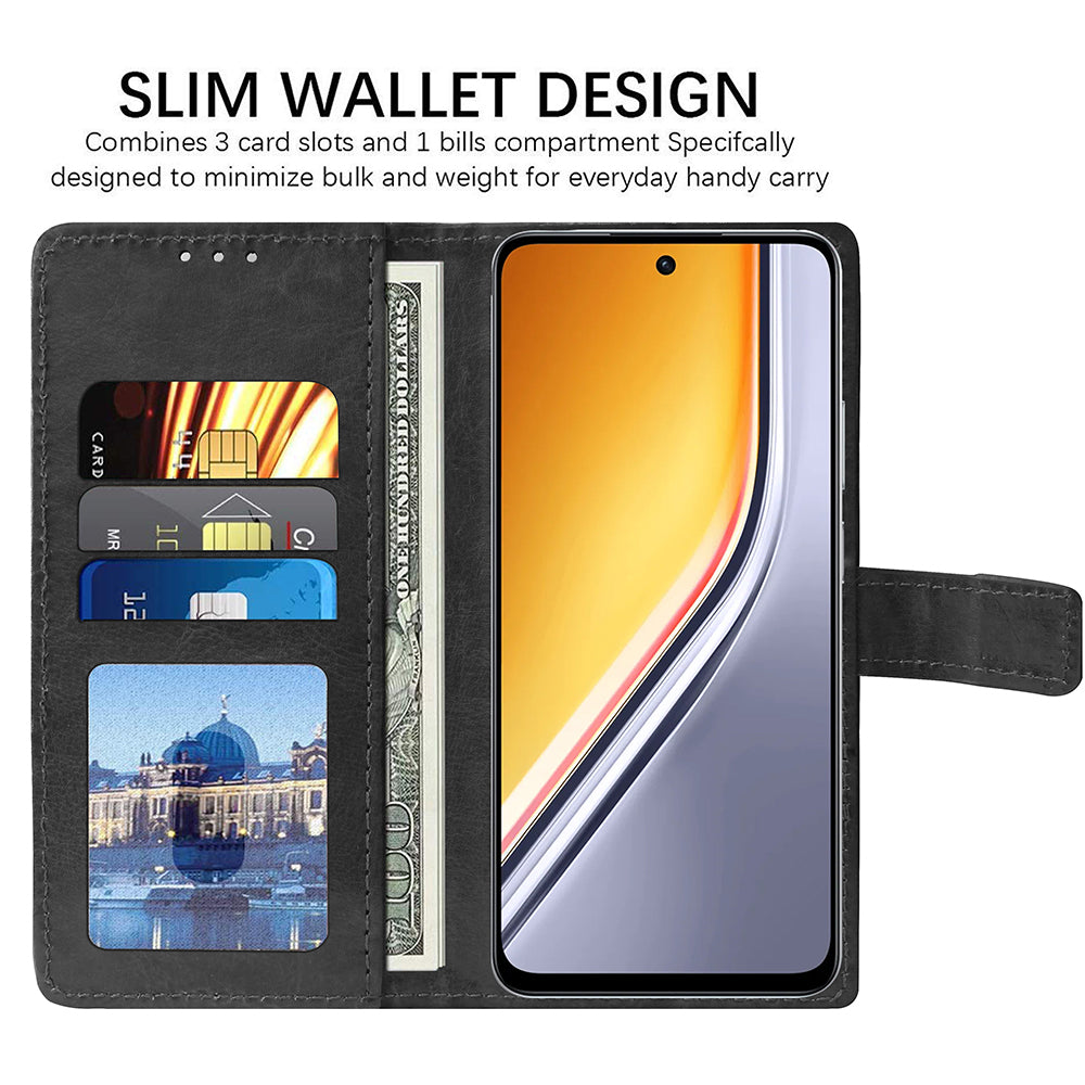 Premium Wallet Flip Cover for Realme P3x 5G / 14x 5G