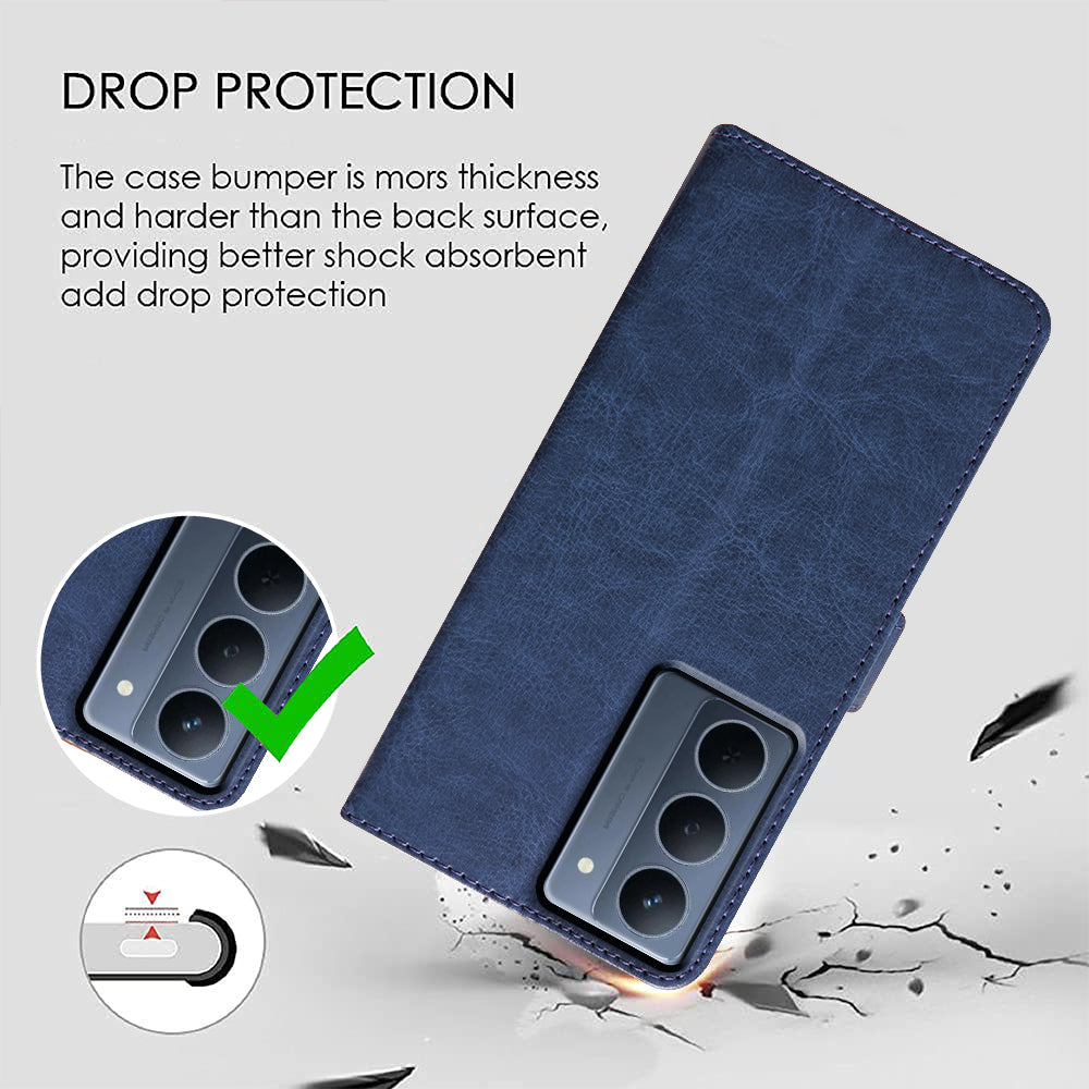 Premium Wallet Flip Cover for Realme P3x 5G / 14x 5G