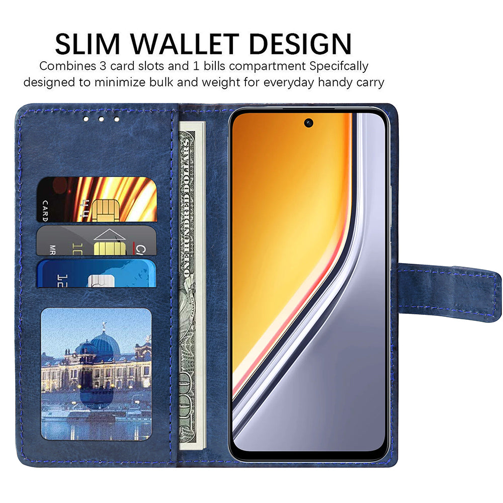 Premium Wallet Flip Cover for Realme P3x 5G / 14x 5G