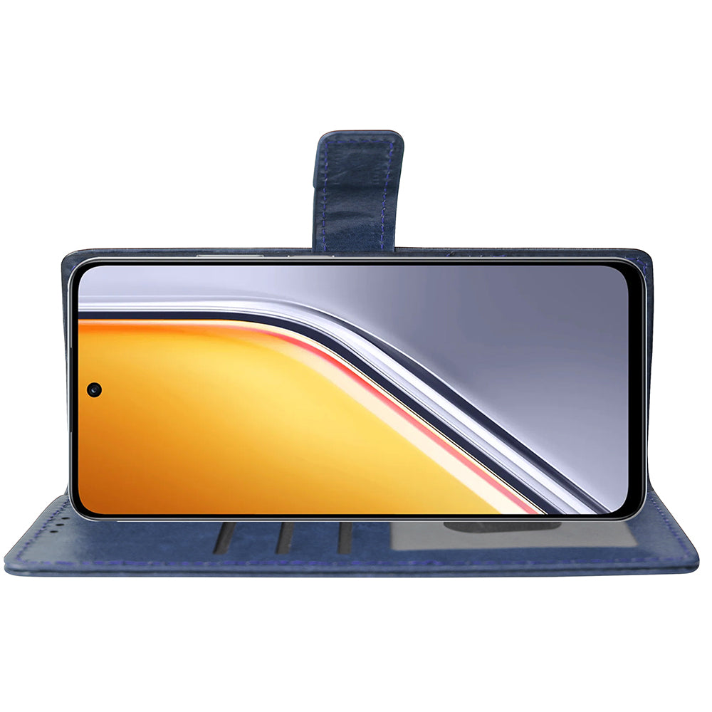 Premium Wallet Flip Cover for Realme P3x 5G / 14x 5G