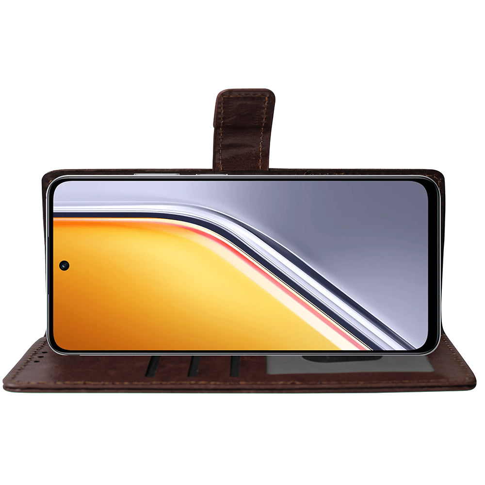 Premium Wallet Flip Cover for Realme P3x 5G / 14x 5G