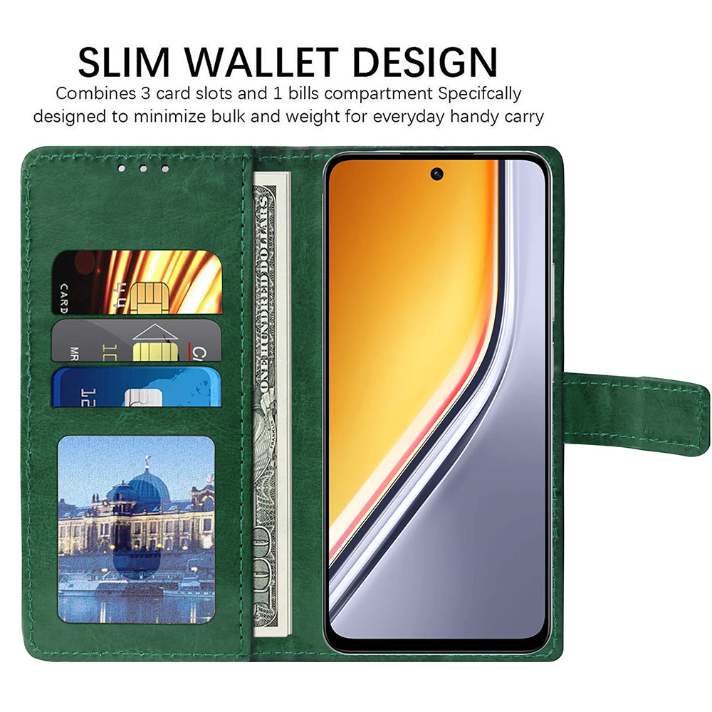 Premium Wallet Flip Cover for Realme P3x 5G / 14x 5G