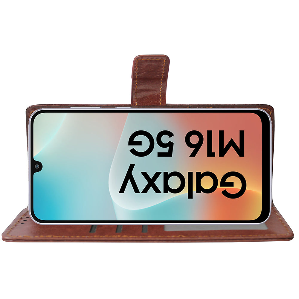 Premium Wallet Flip Cover for Samsung Galaxy M16 5G