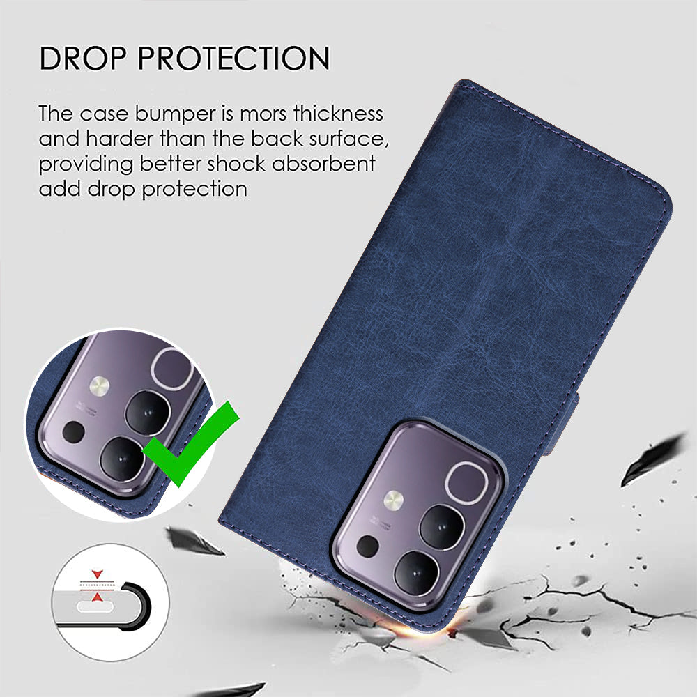 Premium Wallet Flip Cover for Vivo T4x 5G