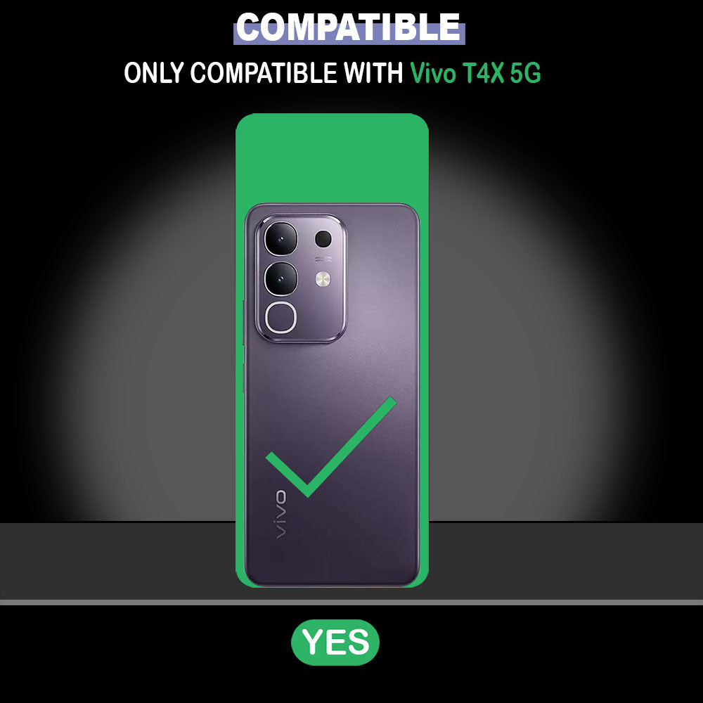 Premium Wallet Flip Cover for Vivo T4x 5G