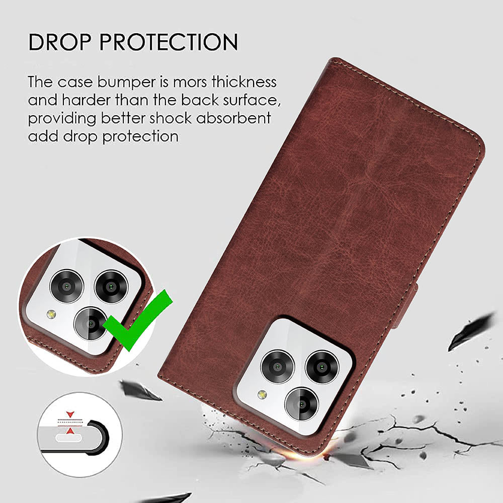 Premium Wallet Flip Cover for Lava Yuva 4 4G