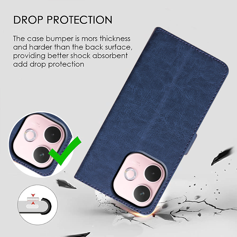 Premium Wallet Flip Cover for Oppo A5 Pro 5G