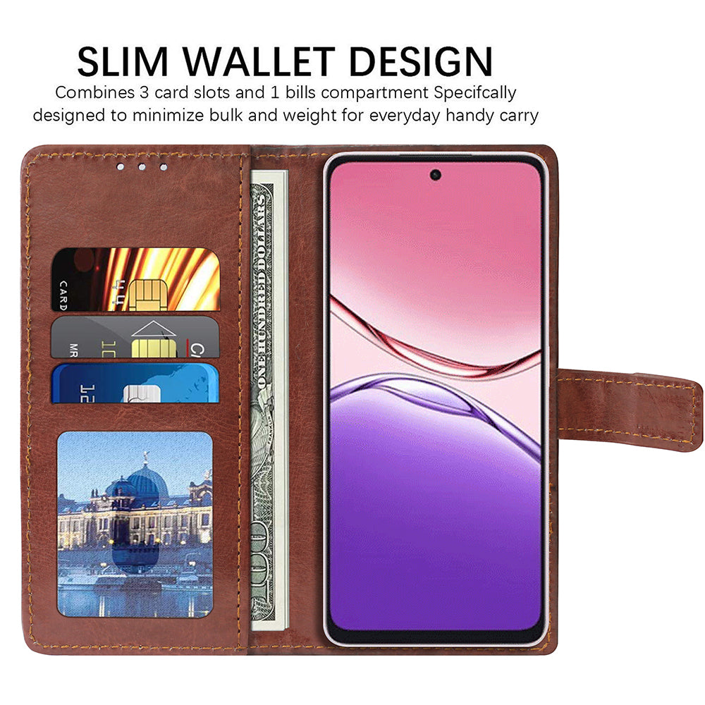 Premium Wallet Flip Cover for Oppo A5 Pro 5G
