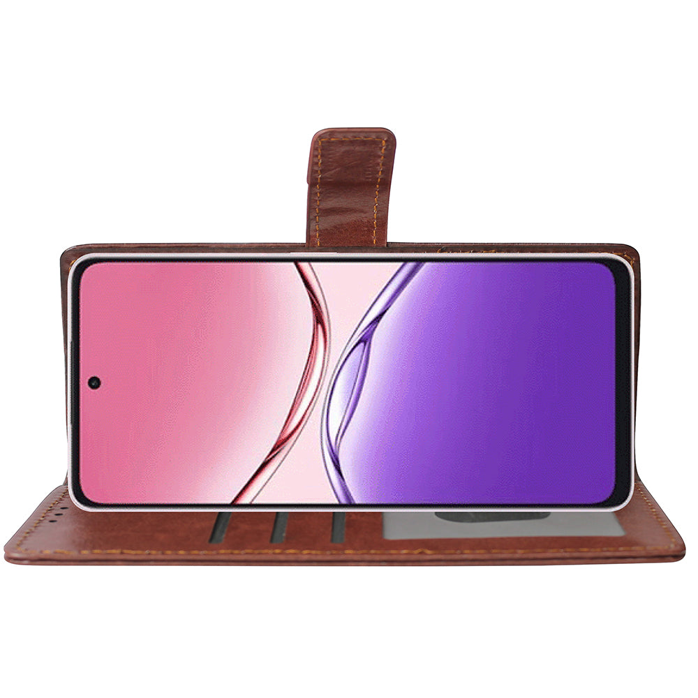 Premium Wallet Flip Cover for Oppo A5 Pro 5G