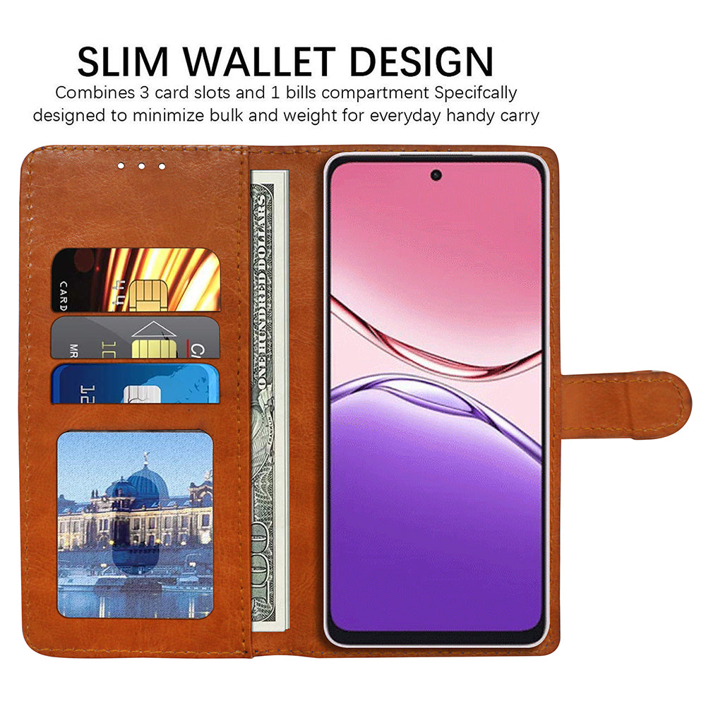 Premium Wallet Flip Cover for Oppo A5 Pro 5G