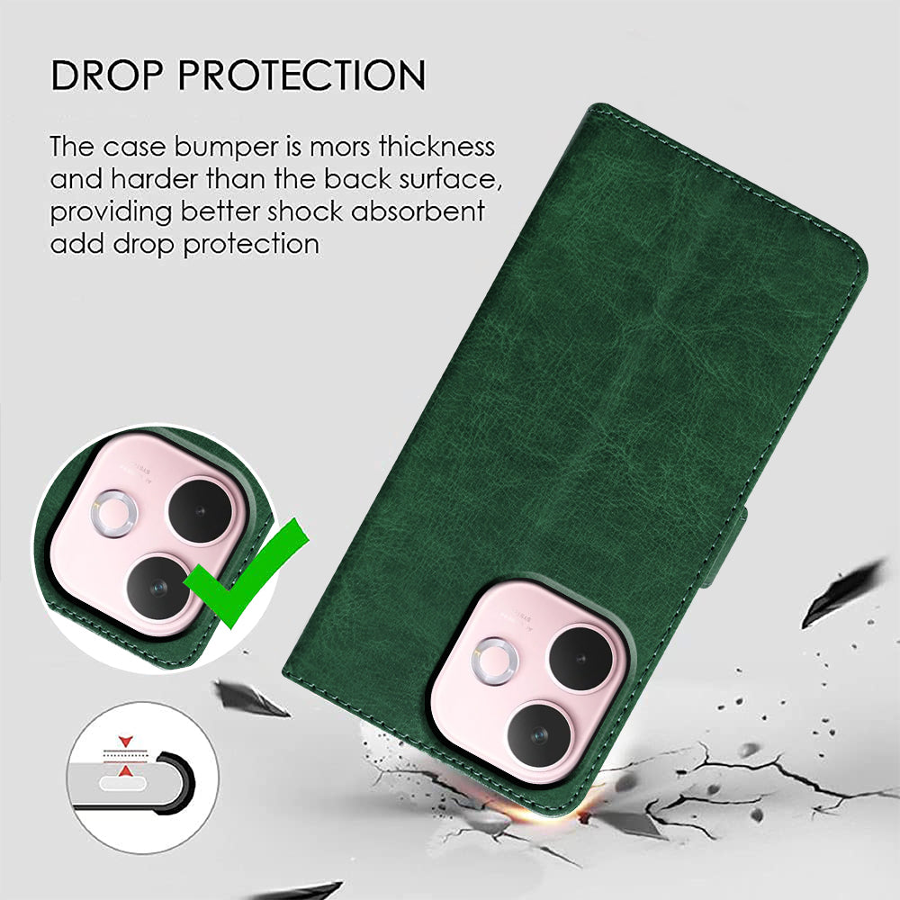 Premium Wallet Flip Cover for Oppo A5 Pro 5G