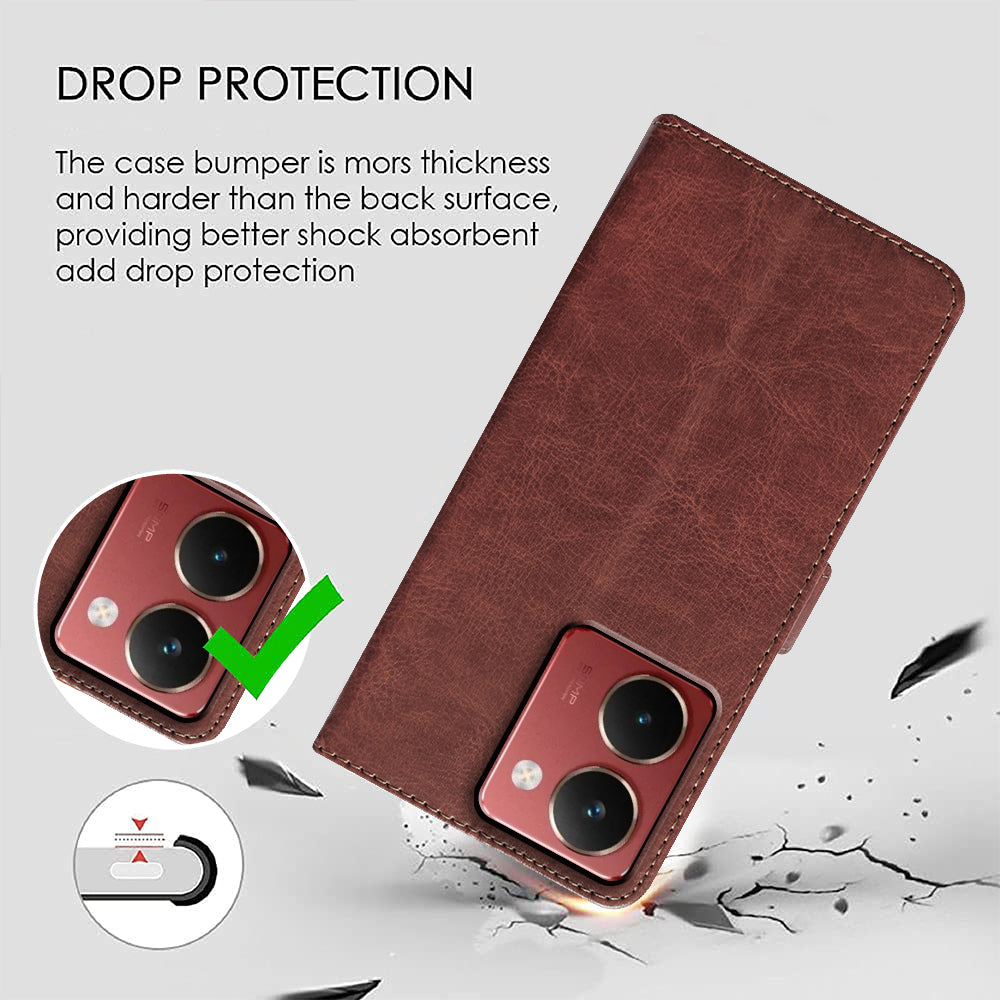 Premium Wallet Flip Cover for Realme P3 Ultra 5G