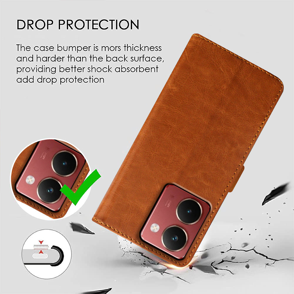 Premium Wallet Flip Cover for Realme P3 Ultra 5G