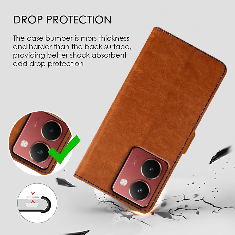 Premium Wallet Flip Cover for Realme P3 Ultra 5G