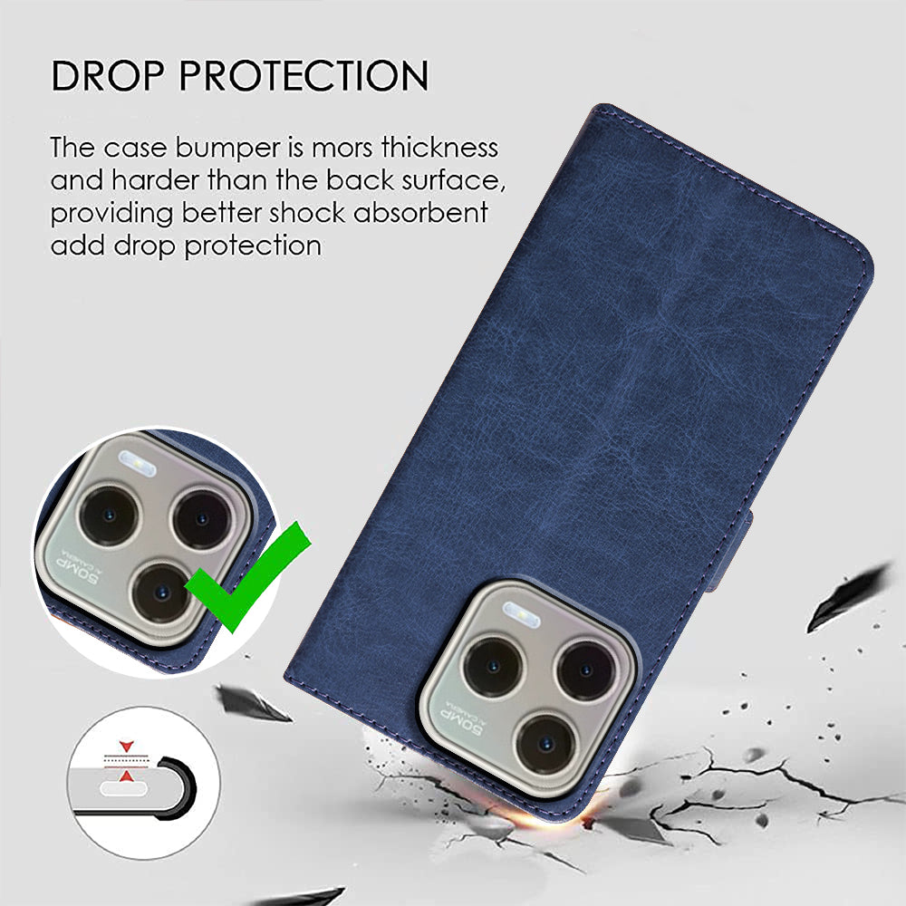 Premium Wallet Flip Cover for Lava Shark 4G