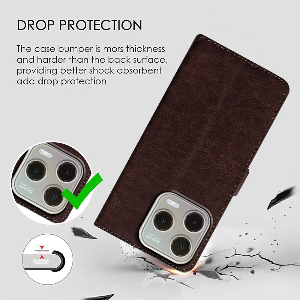 Premium Wallet Flip Cover for Lava Shark 4G