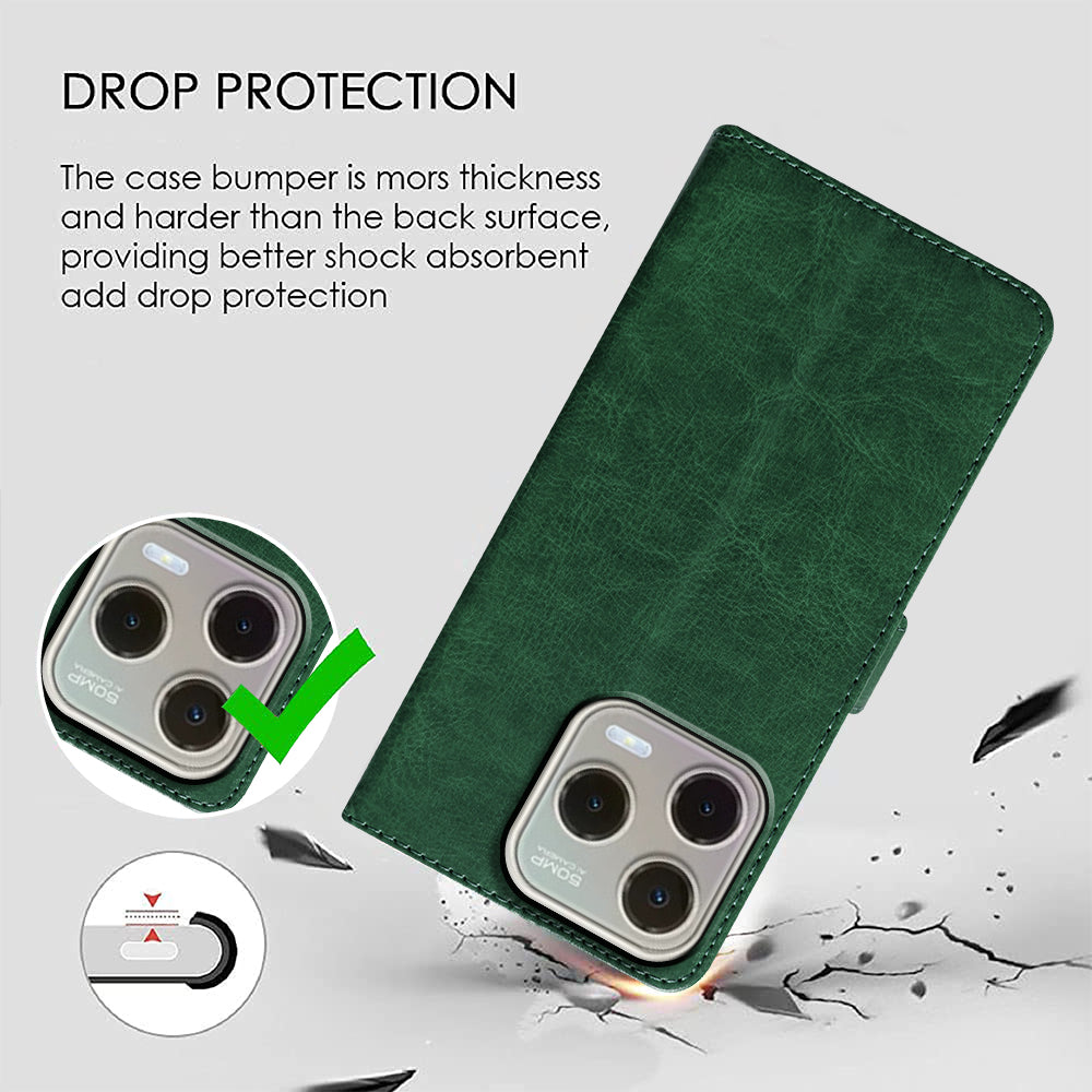 Premium Wallet Flip Cover for Lava Shark 4G