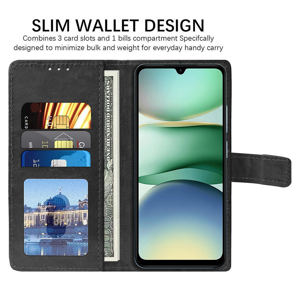 Premium Wallet Flip Cover for Poco C71 4G / Mi Redmi A5 4G